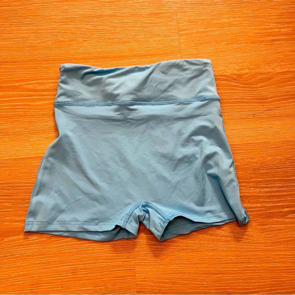 Amazon blue spandex NWOT